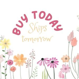 Buy today, ships tomorrow! 🌸💐